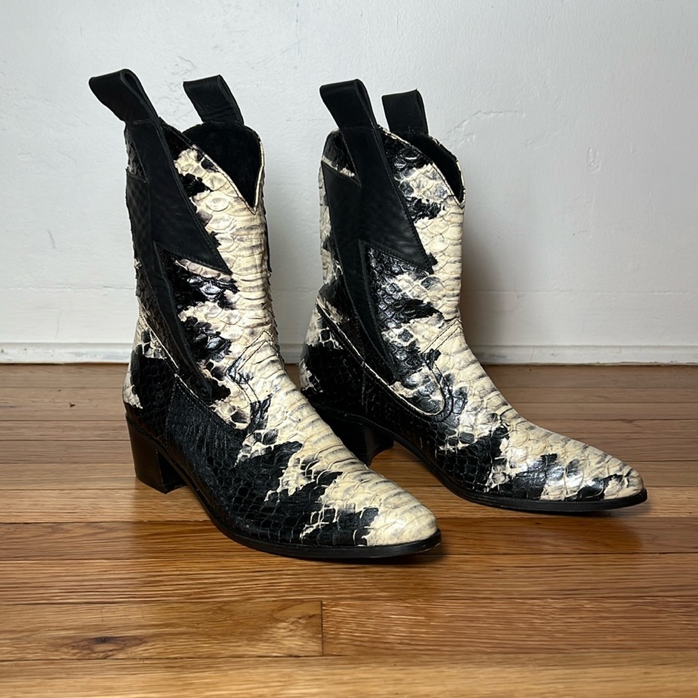 Modern Vice Bolt Western Snakeskin Boot | Size 7.5 W